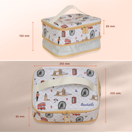 London Lunch Bag Warm Grey