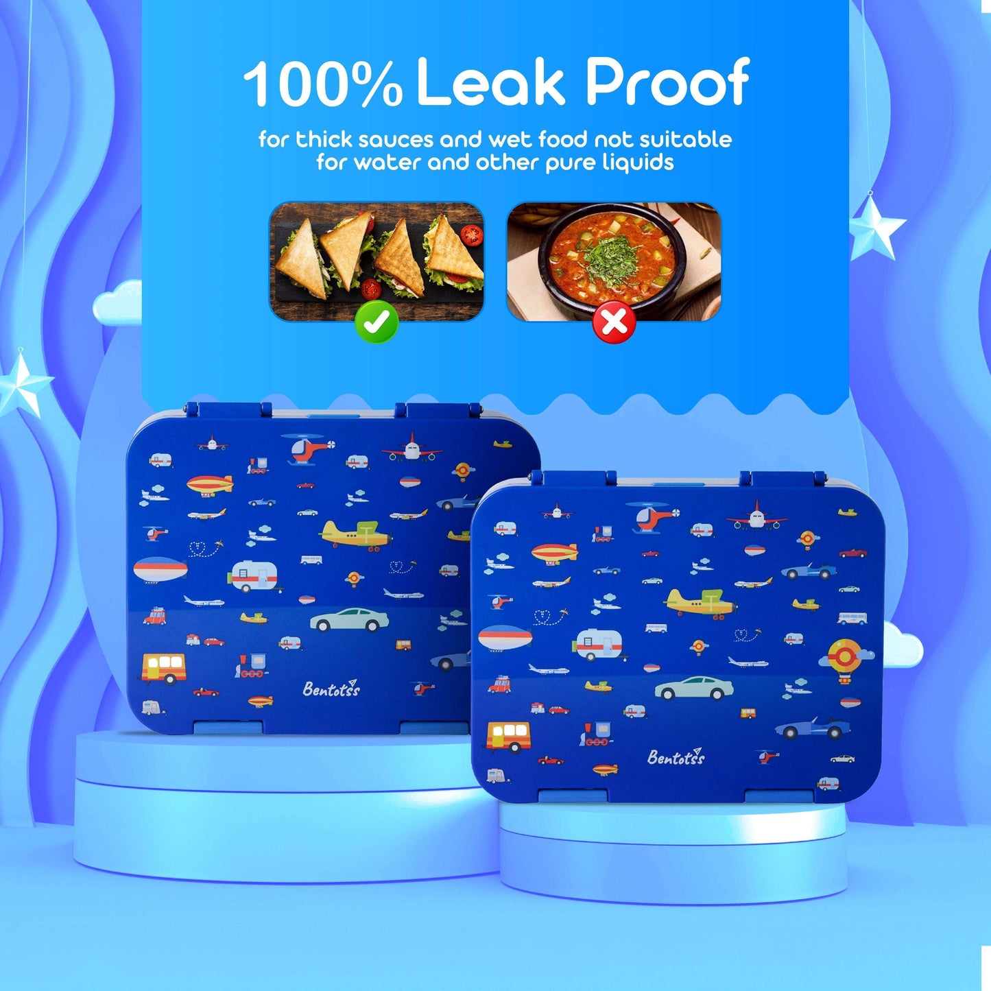 Cosmic Carry Bento lunch box and sipper combo 100% leak-proof, durable, and insulated for kids meals