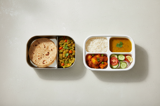 2-Compartment vs 4-Compartment Lunch Boxes