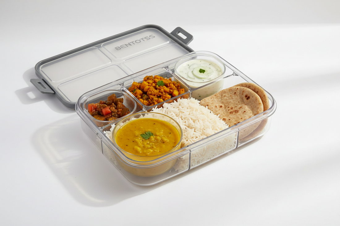 Bento Lunch Bo⁠x Pac‍king Tips: How t⁠o K‌eep I‍ndian Food Fresh for 6 Hou‌rs