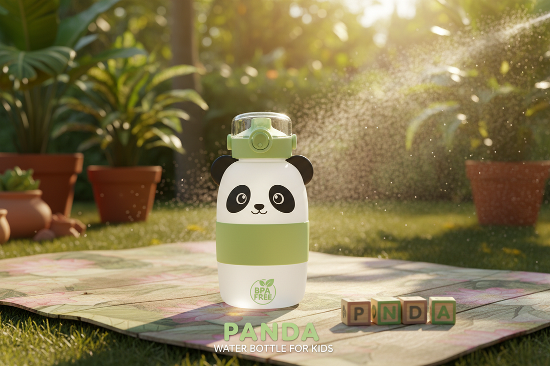 Panda Water Bottle for Kids