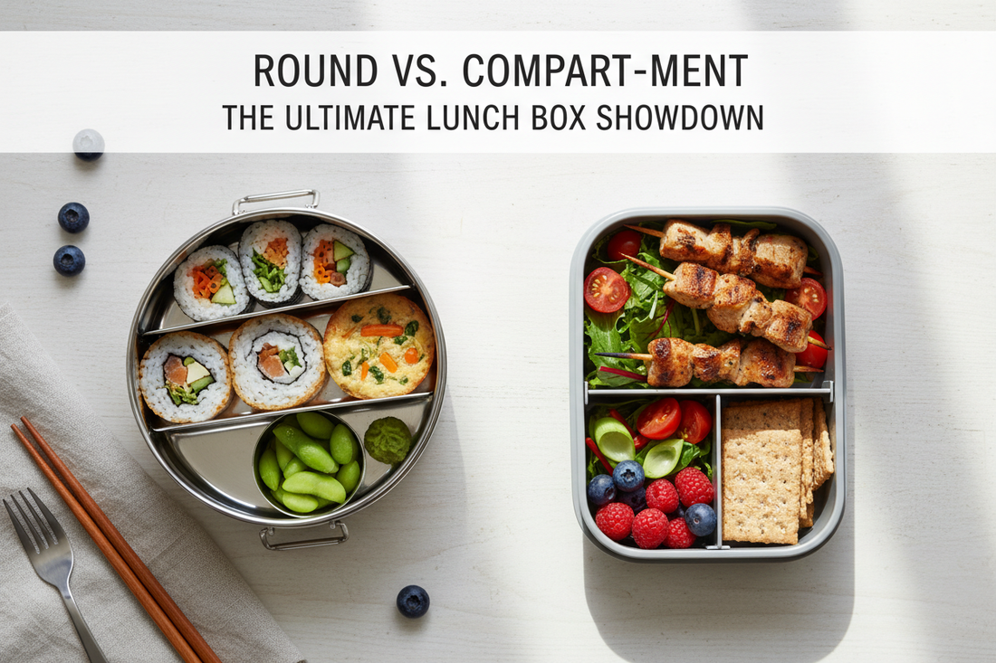Round vs Compartment Lunch Boxes