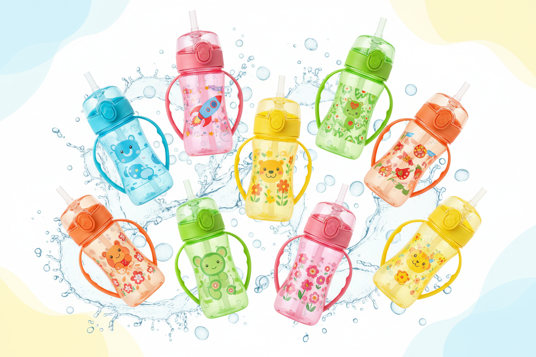 Sipper Bottles with Straw 