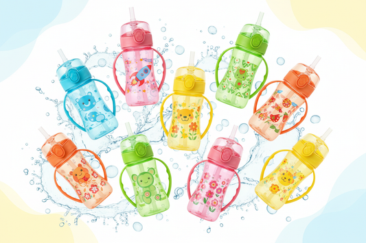 Sipper Bottles with Straw 