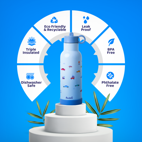Bottle For Kids - Colorful, Fun And Safe To Sip