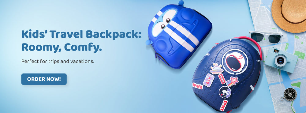 Kids’ Travel Backpack - Colorful, Comfy And Roomy