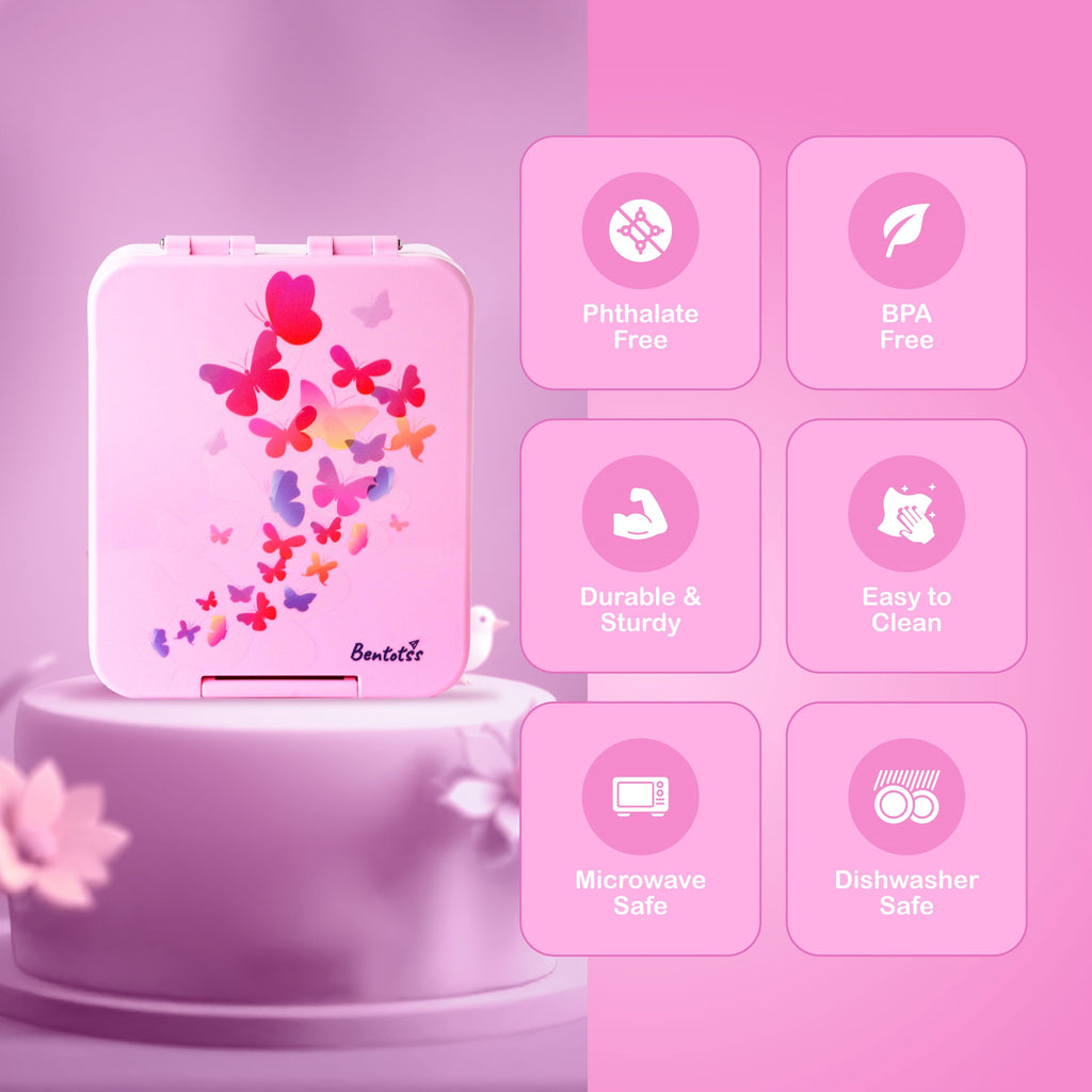 Aesthetic Pink Lunch Boxes - Cute, Durable and Leak-Proof