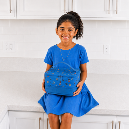 Sea Lunch Bag Cyan Blue