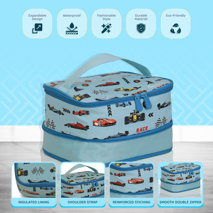 Car Lunch Bag Italian Sky Blue