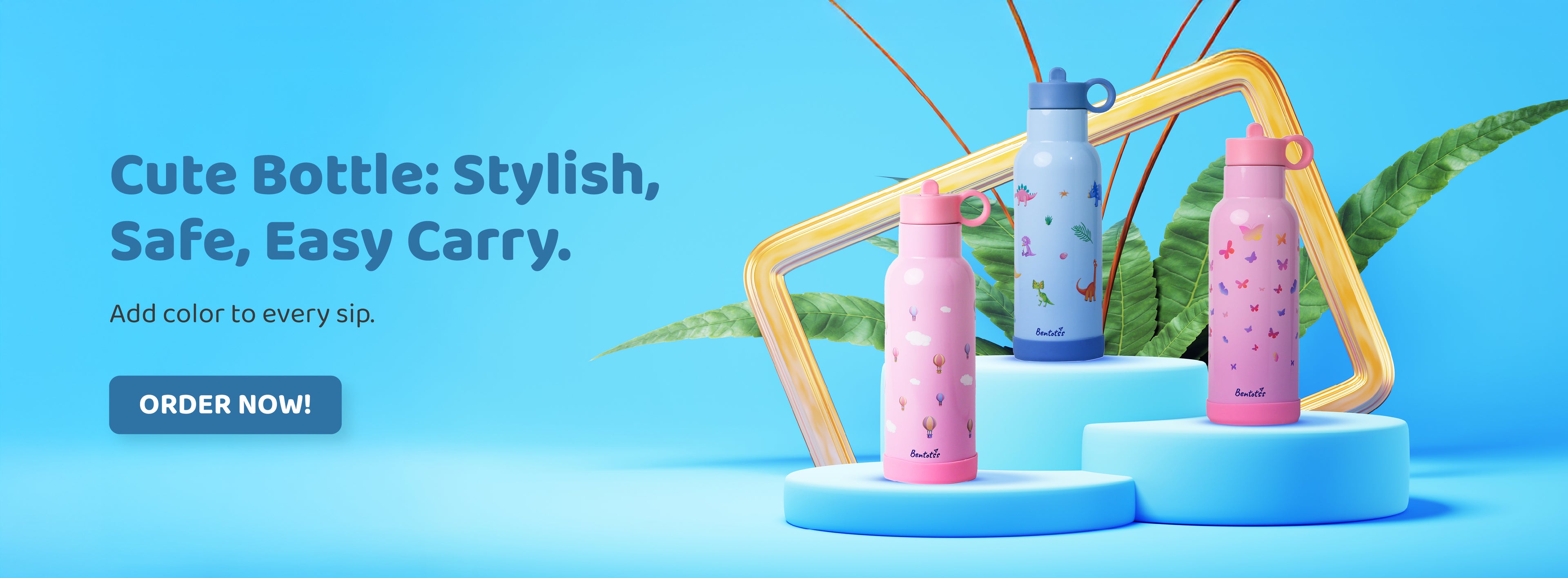 Cute bottle stylish,safe,easy carry.