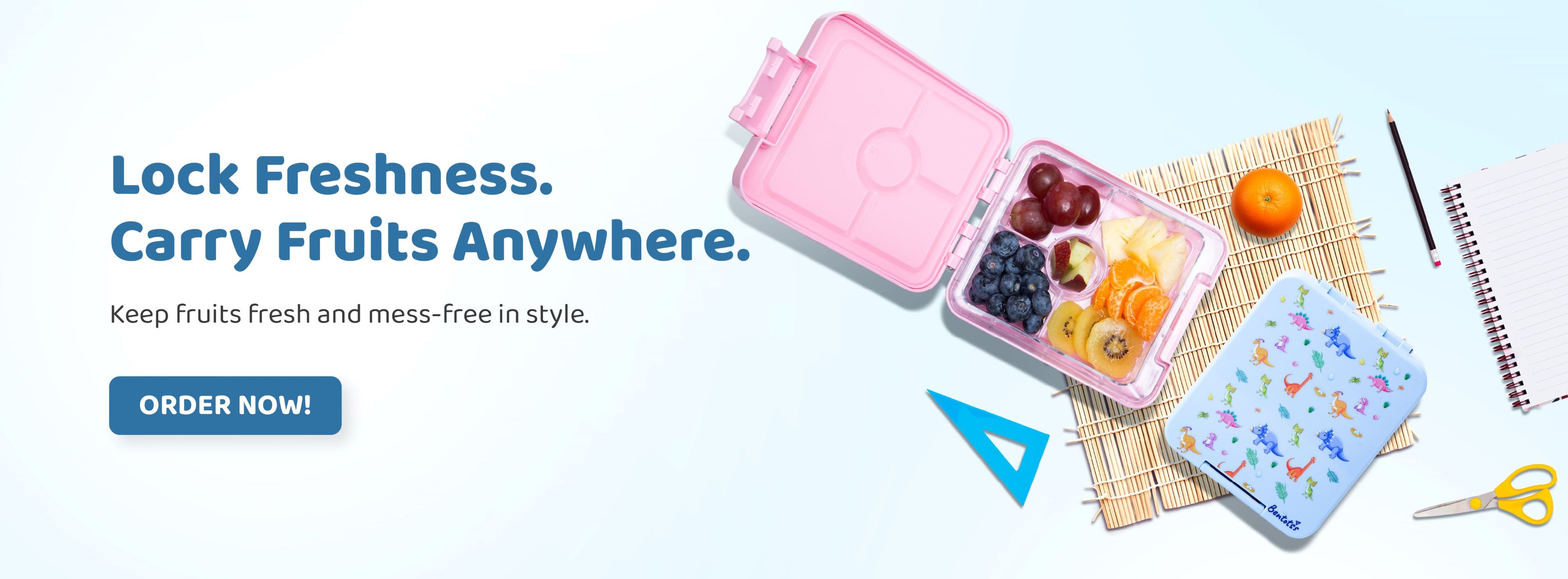 Fruit Tiffin Boxes Fresh Healthy andEasy to Carry