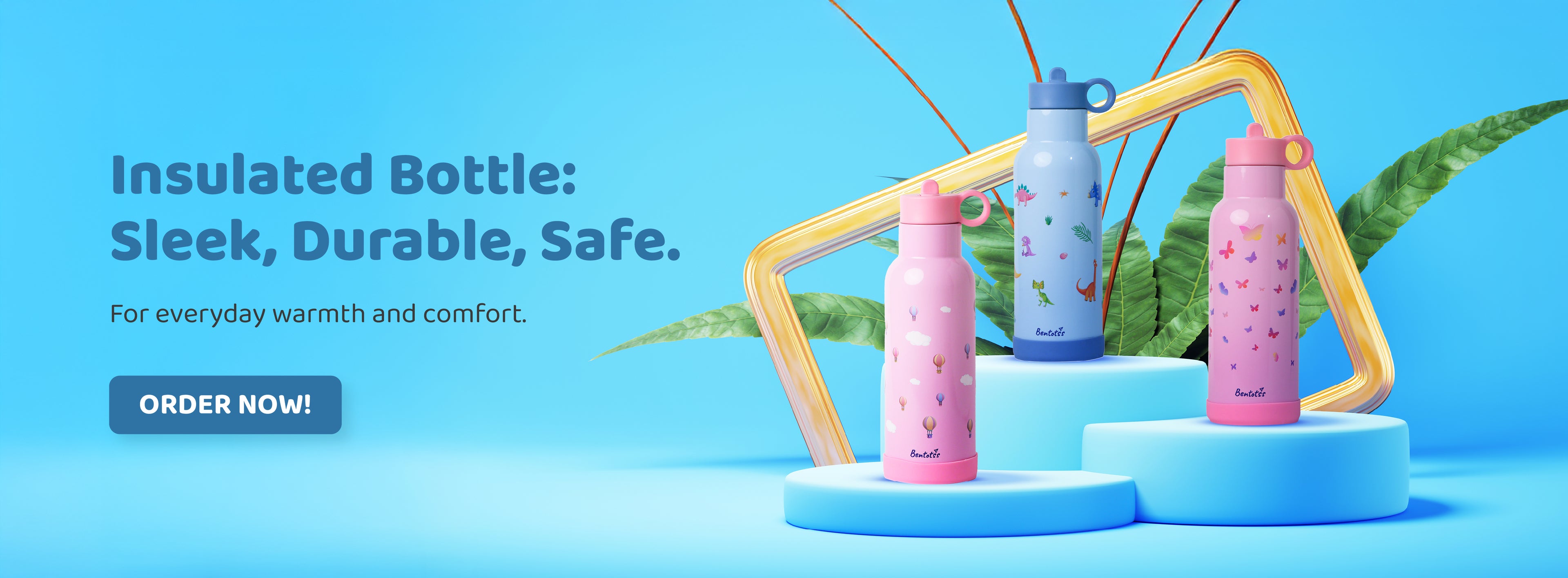 Insulated bottle sleek,durable,safe