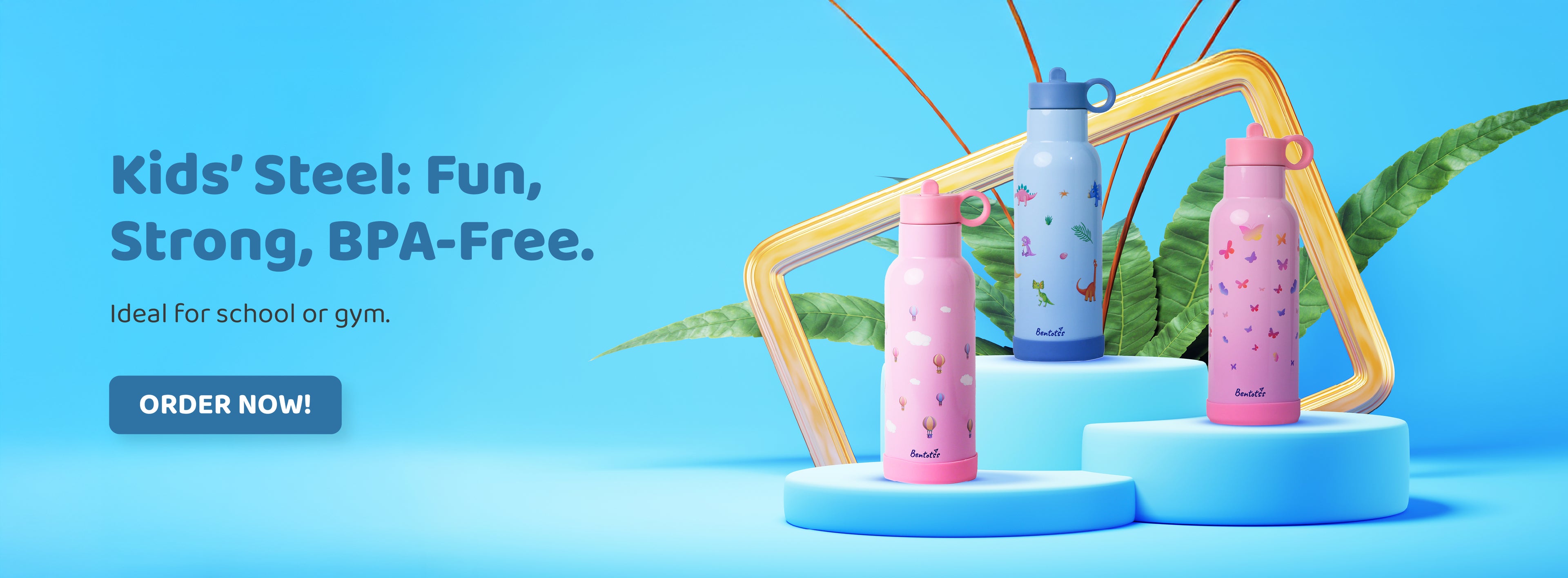 Kids steel fun strong BPA free.