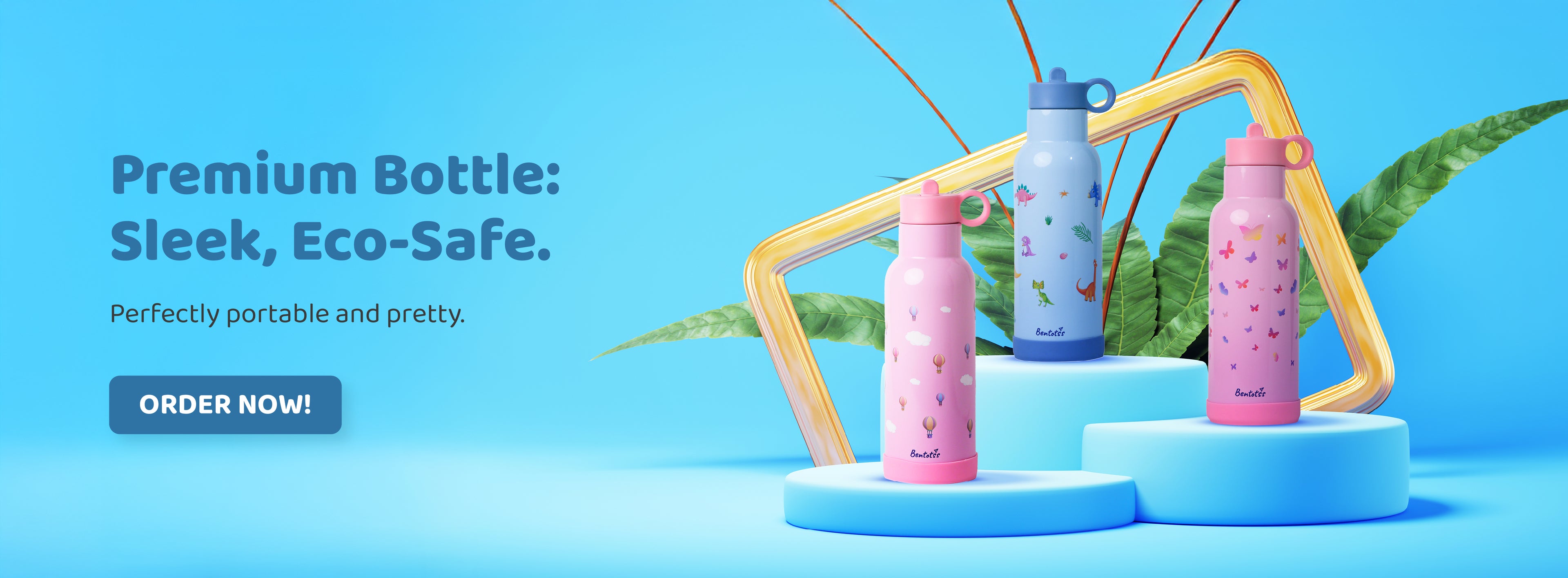 Premium Bottle sleek,Eco safe.