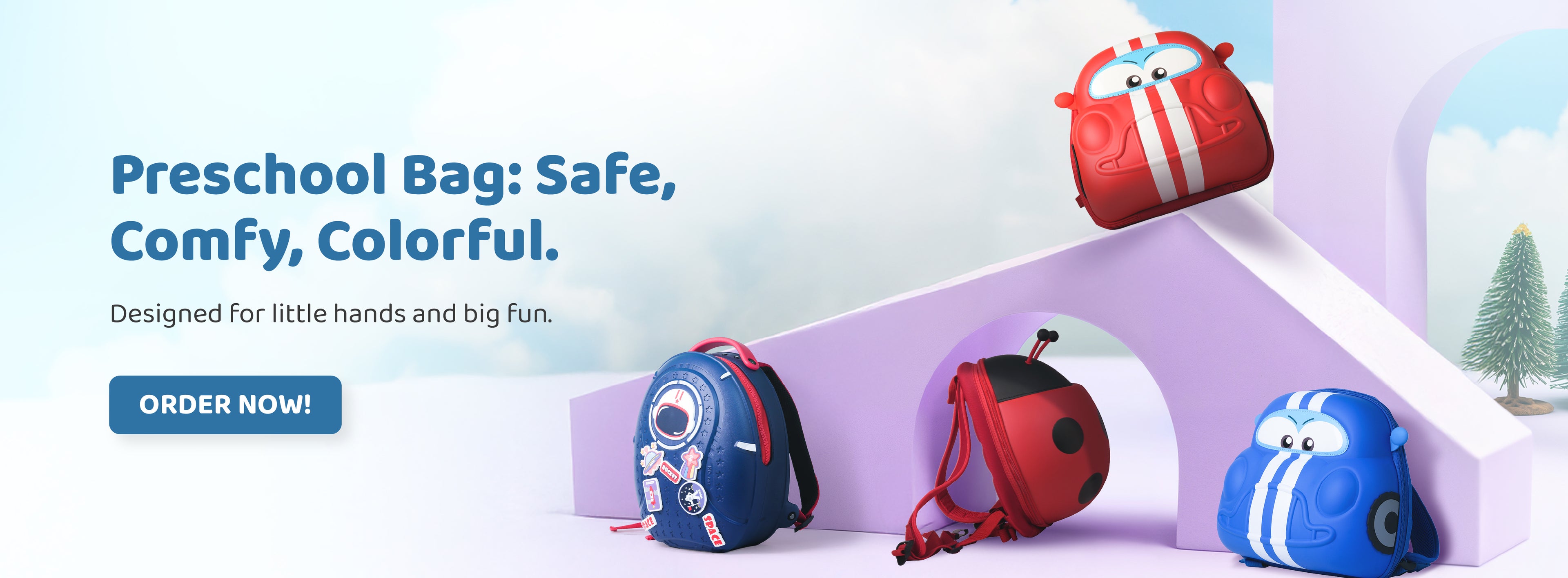 Preschool Bag safe,comfy,colorful.