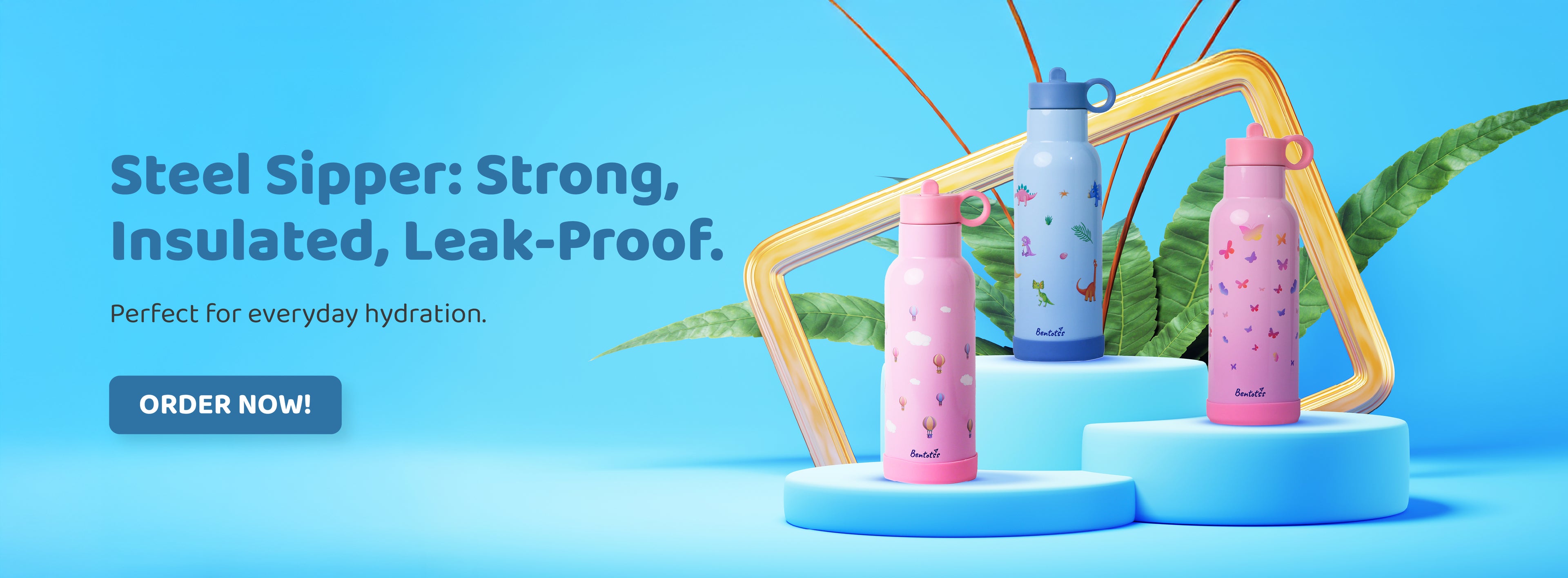 Steel sipper Strong,Insulated,Leak proof.