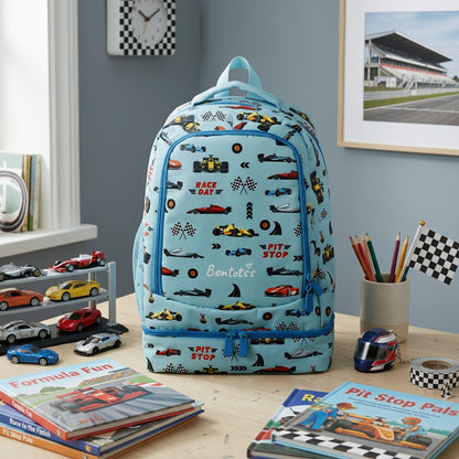 Double-Decker Backpack for Kids - Sky Blue