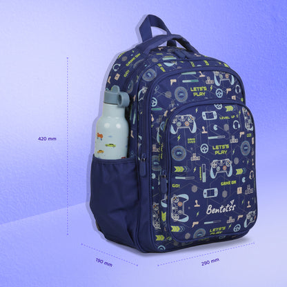 Single-Decker Backpack for Kids -  Sapphire blue