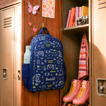 Single-Decker Backpack for Kids -  Sapphire blue