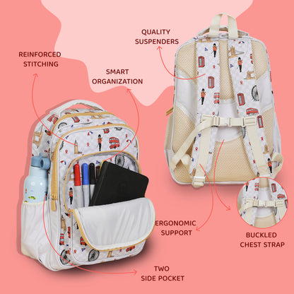 Single-Decker Backpack for Kids -  Warm Grey