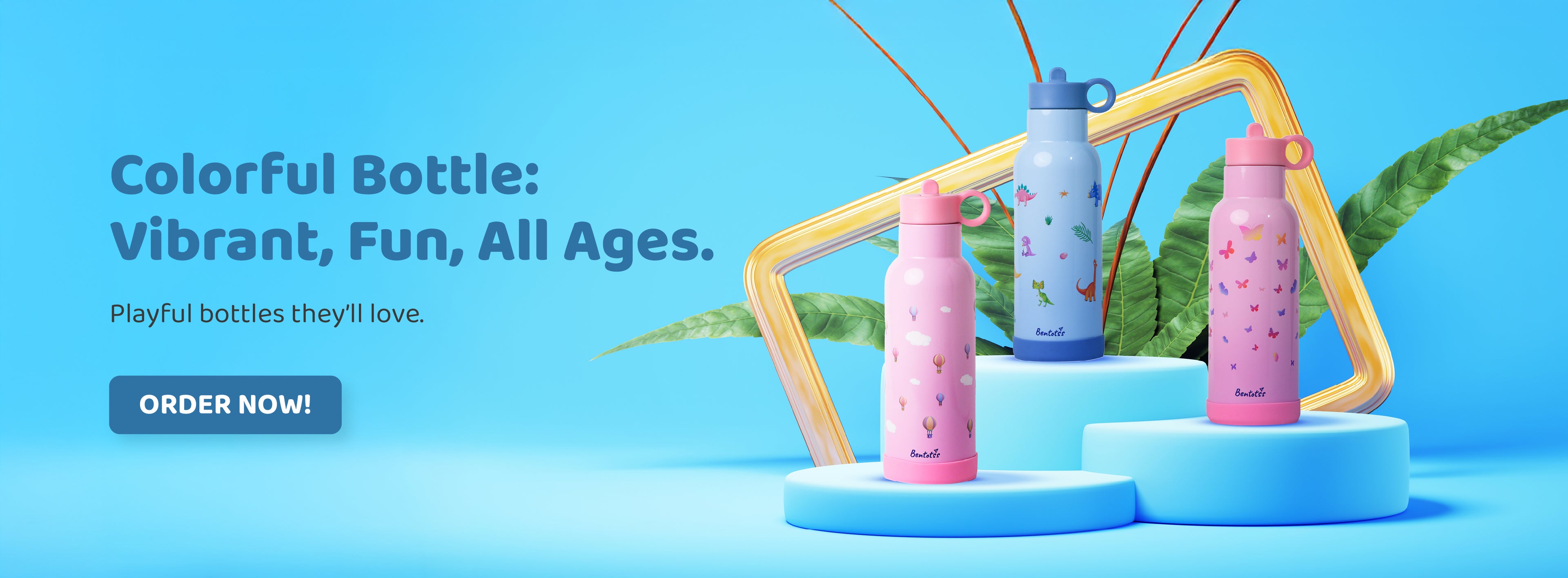 colorful Bottle vibrant ,fun,all ages.