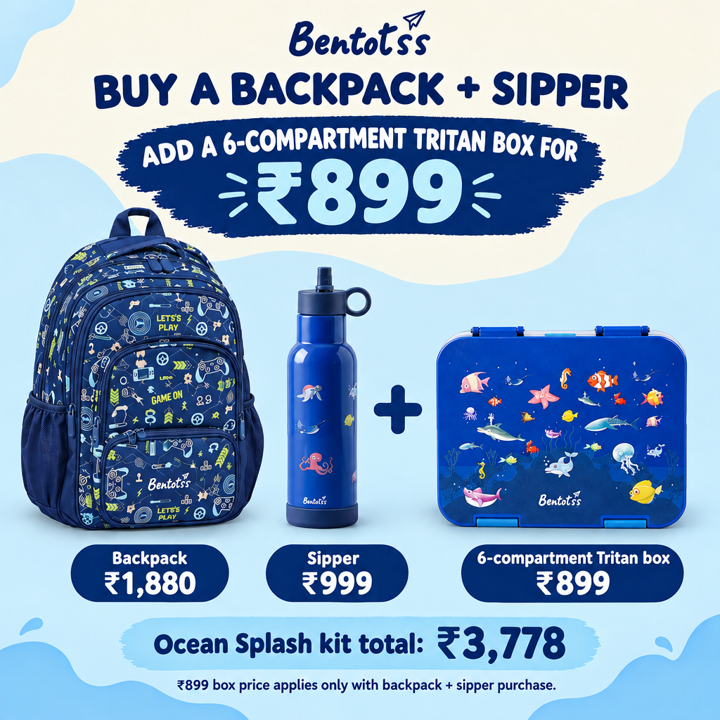 Ocean Splash six-compartment Tritan box offer at ₹899