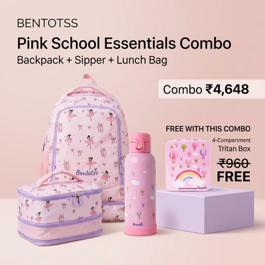 Pink school combo with a free Tritan box