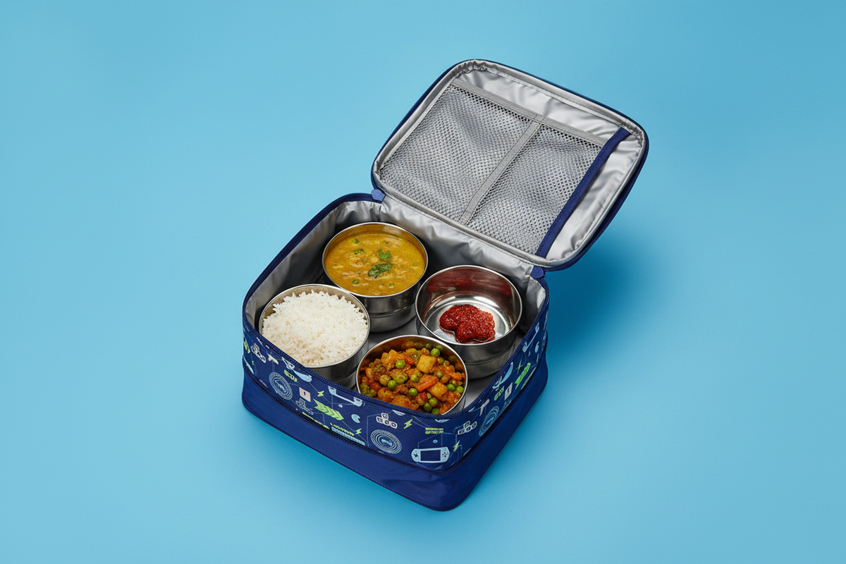 Video Game Lunch Bag - Rice and Curry